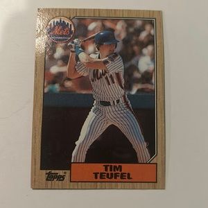 1987 Topps Tim Teufel
